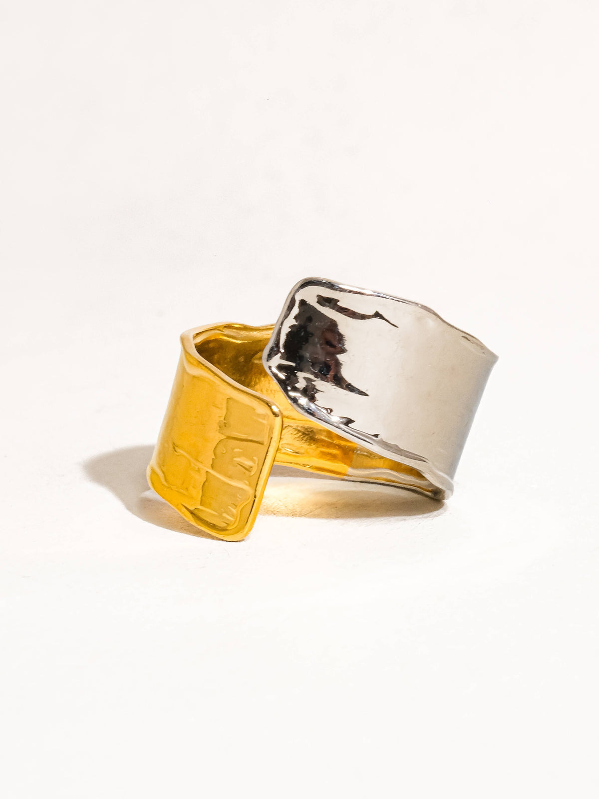 Emmy Textured Open Ring