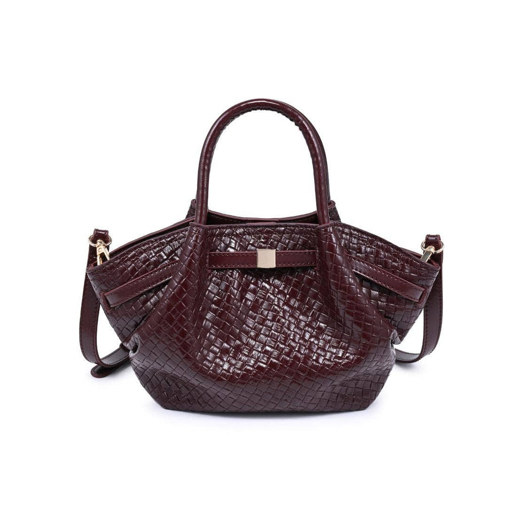Selena Embossed Woven Crossbody