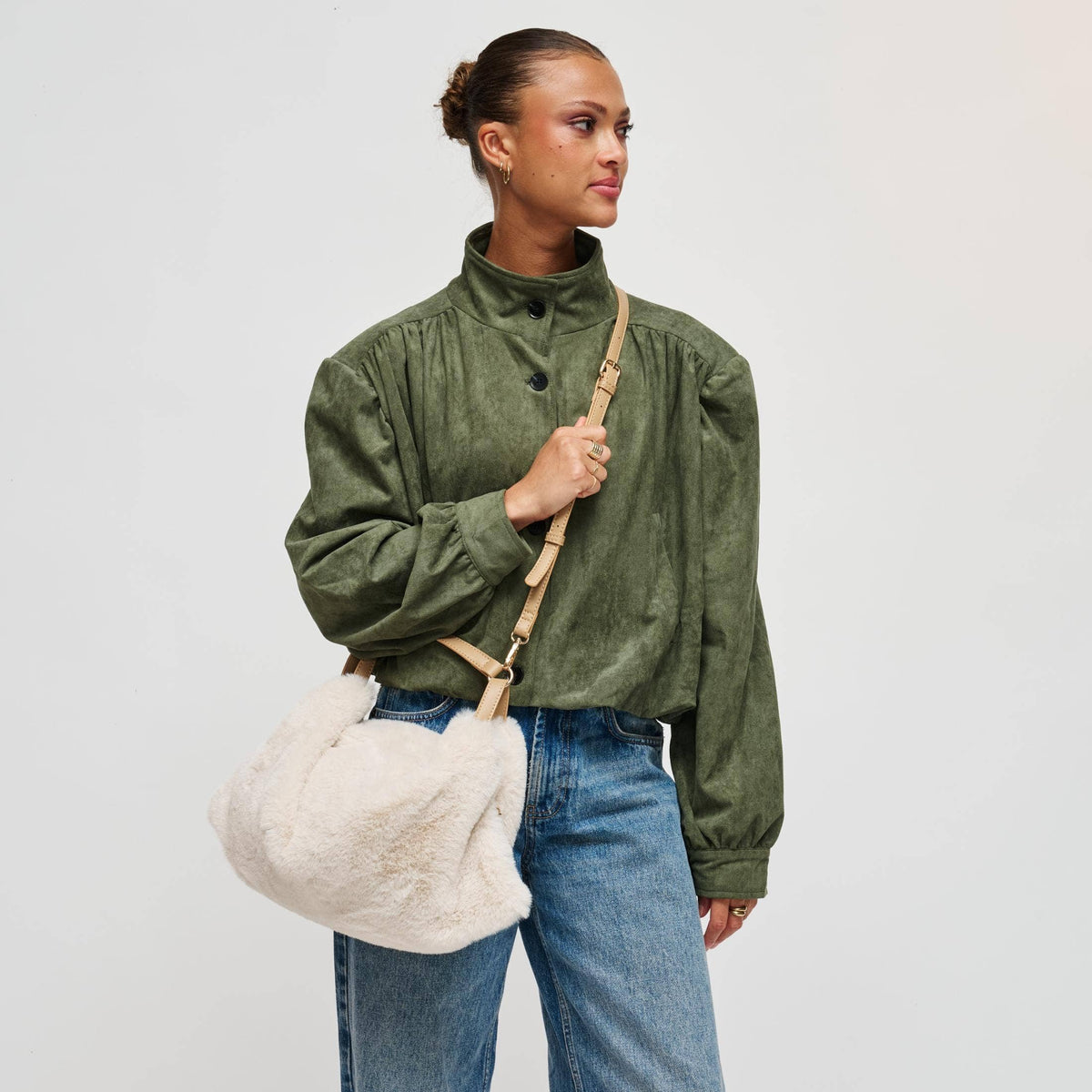 Nash Faux Fur Tote
