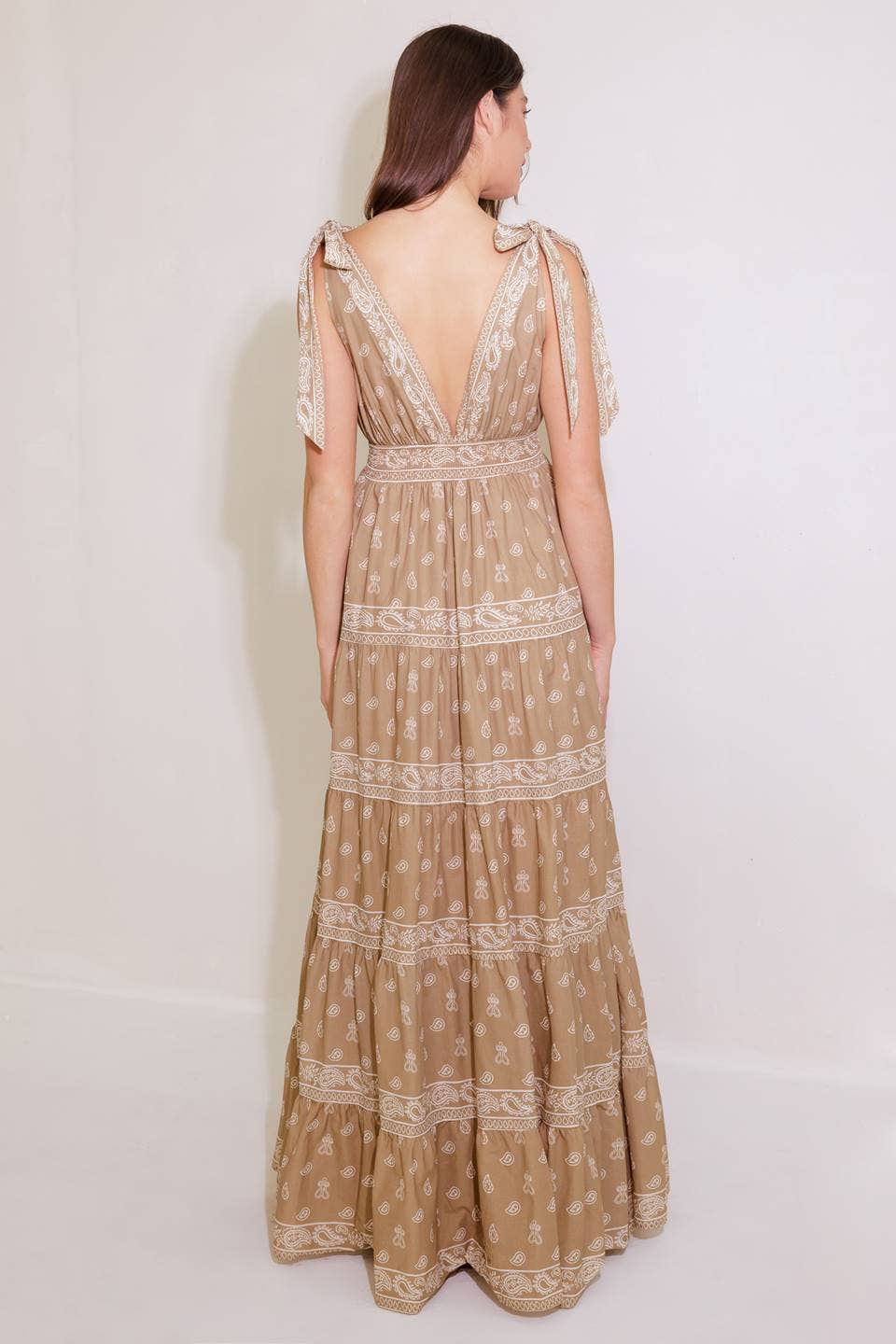 Lizzie Printed Woven Maxi Dress