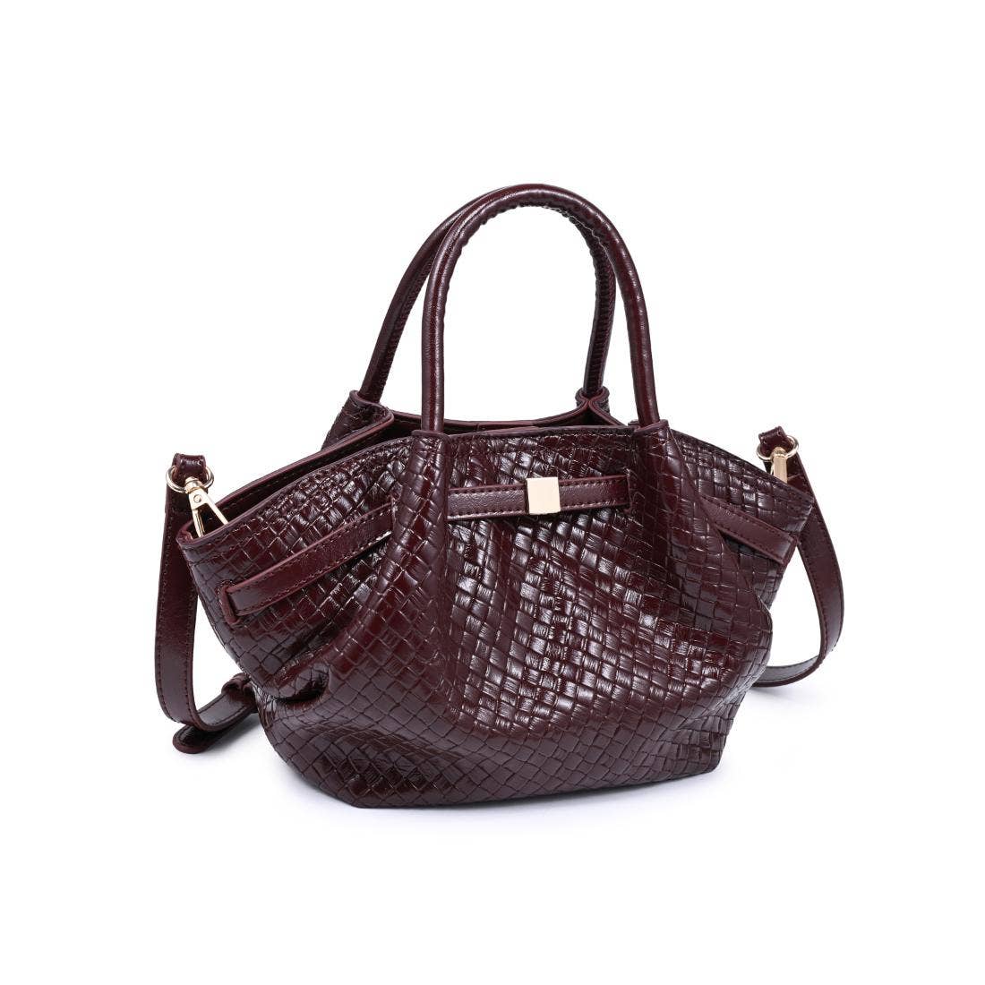Selena Embossed Woven Crossbody