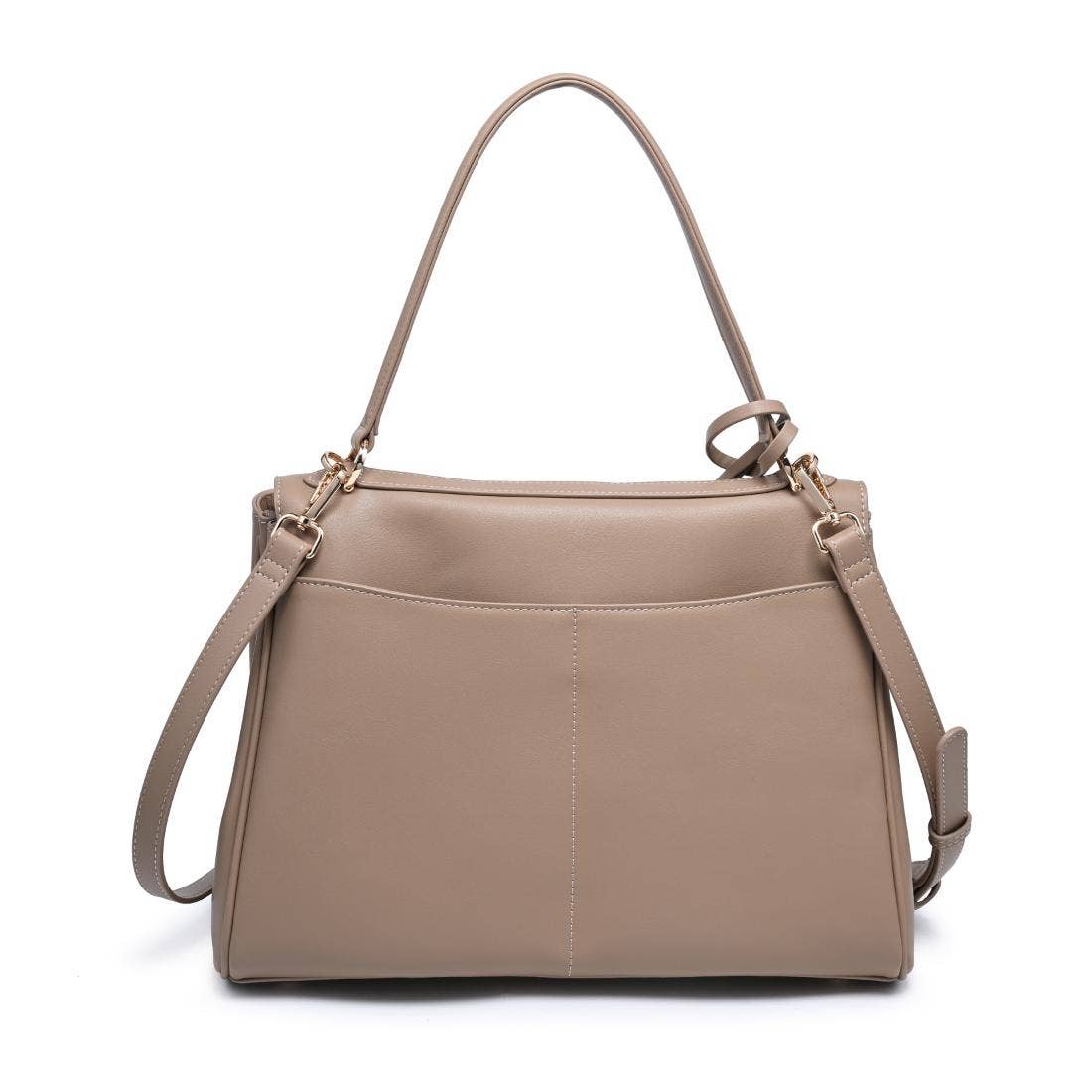 Keaton Taupe Satchel