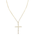 Emilee Cz Cross Necklace