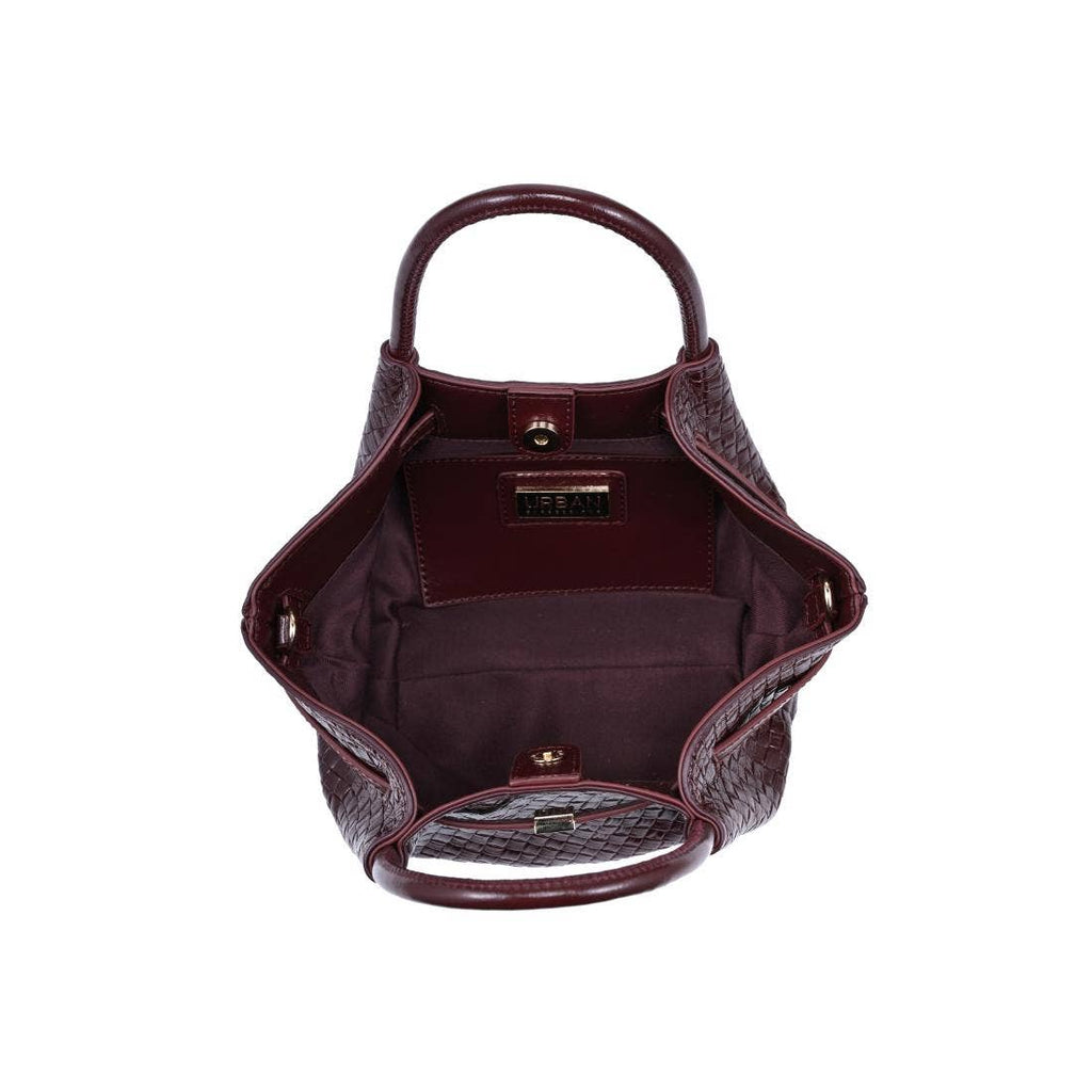 Selena Embossed Woven Crossbody