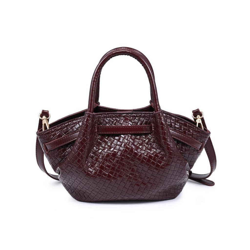 Selena Embossed Woven Crossbody