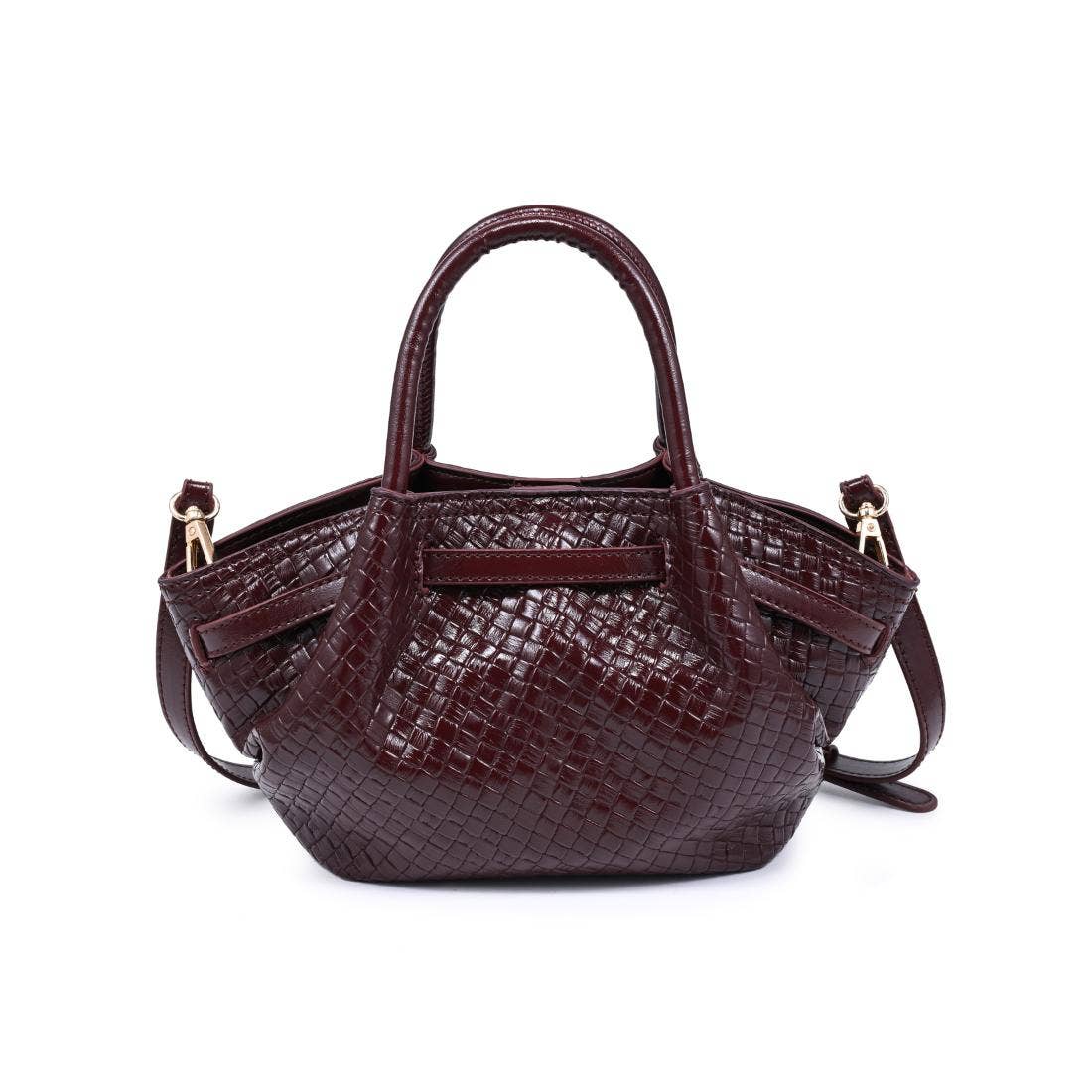 Selena Embossed Woven Crossbody