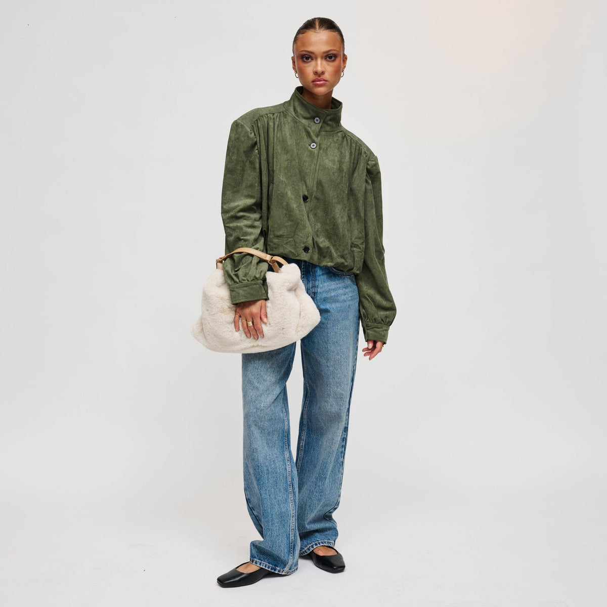 Nash Faux Fur Tote