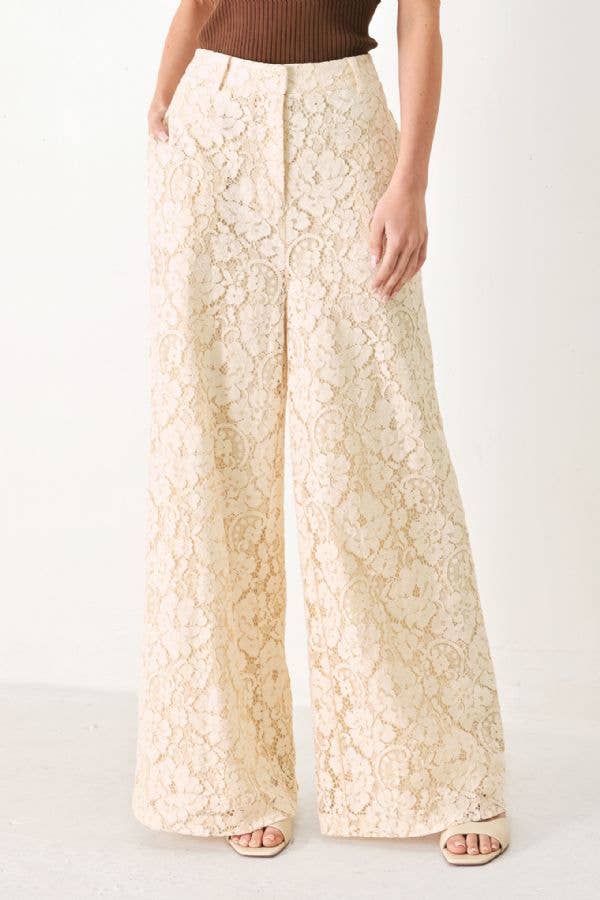 Breana Woven Lace Pant