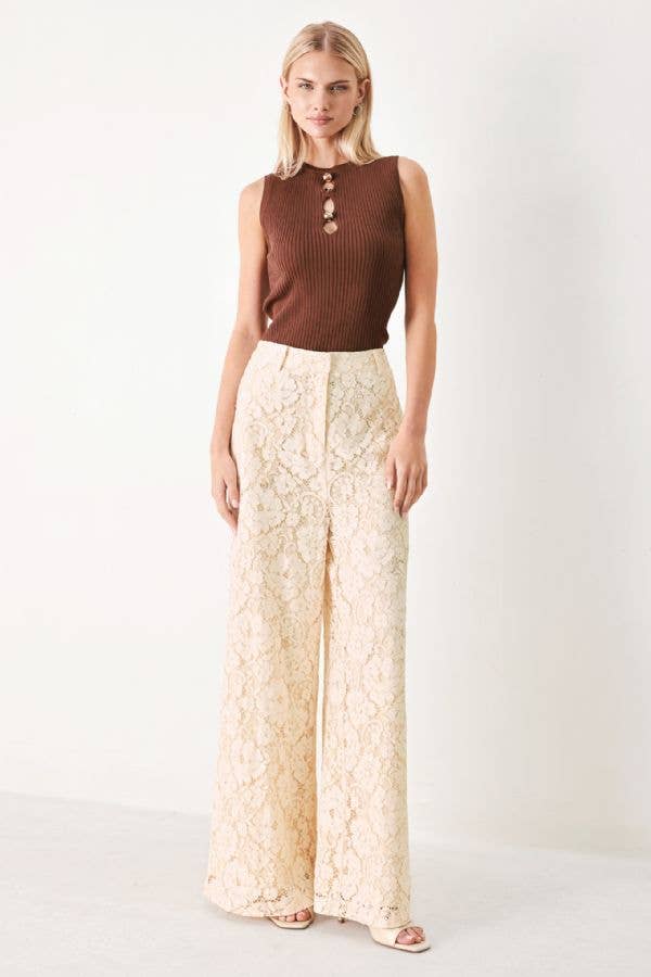 Breana Woven Lace Pant
