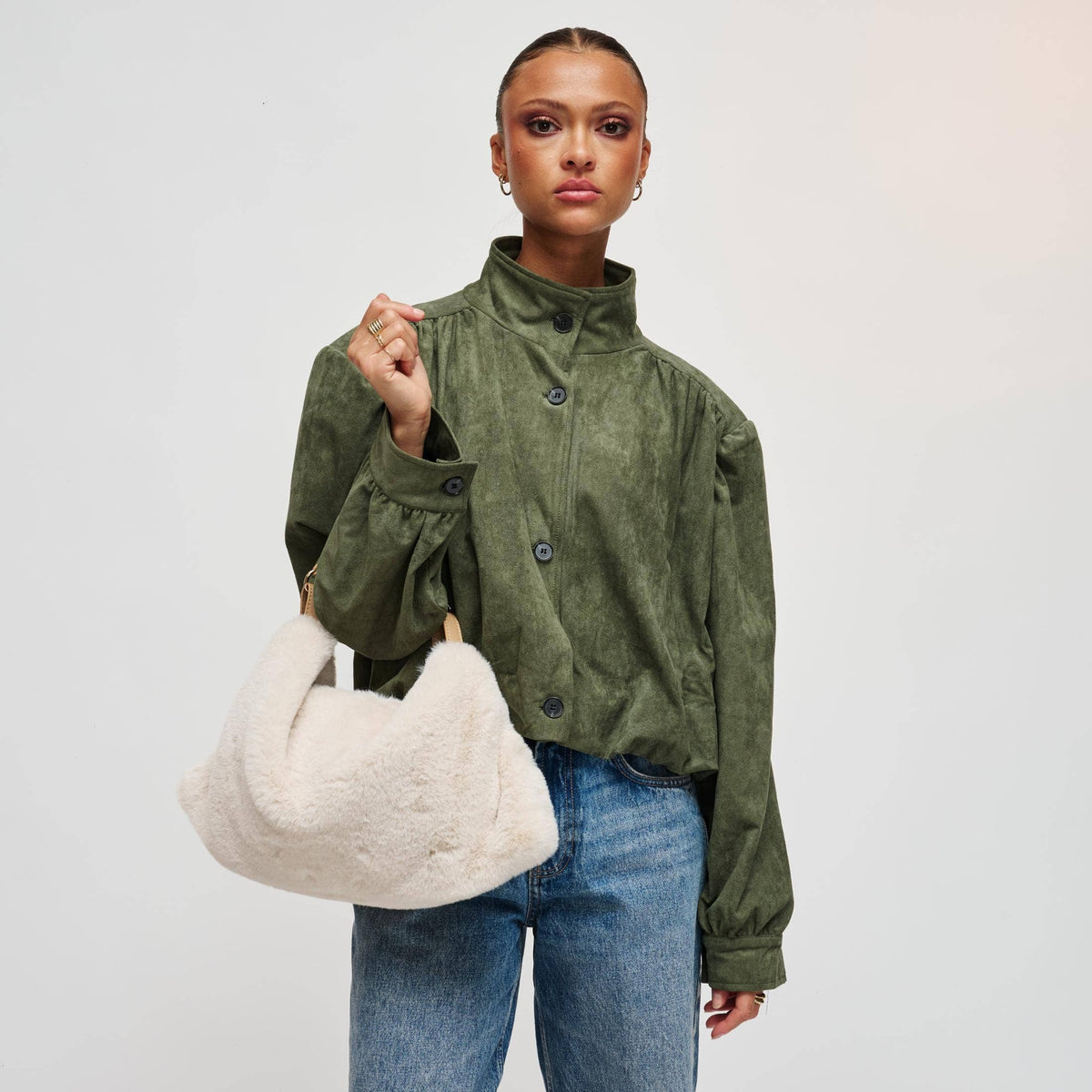 Nash Faux Fur Tote