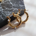 Lily Pearl and CZ Hoops