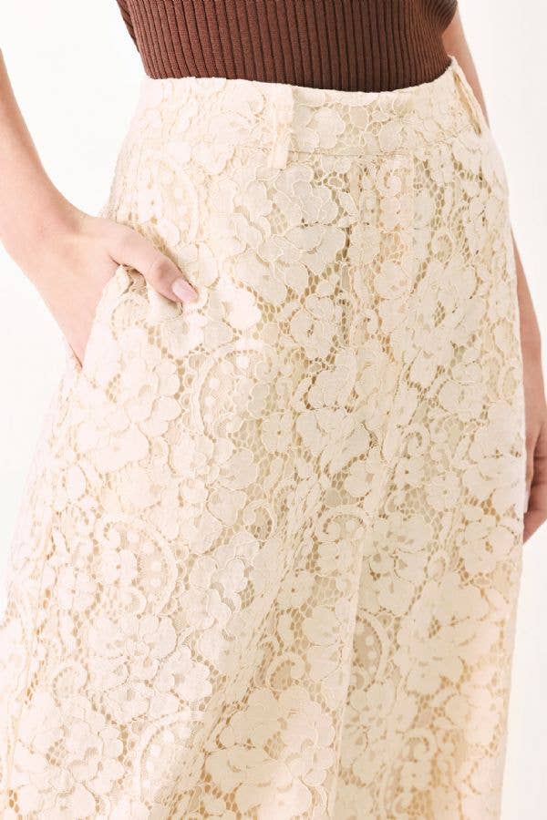 Breana Woven Lace Pant